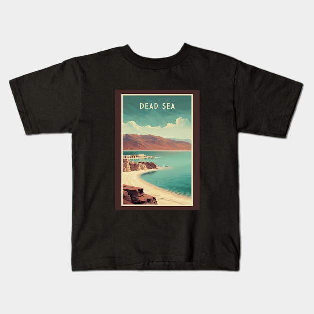 Dead Sea Kids T-Shirt by Retro Travel Design